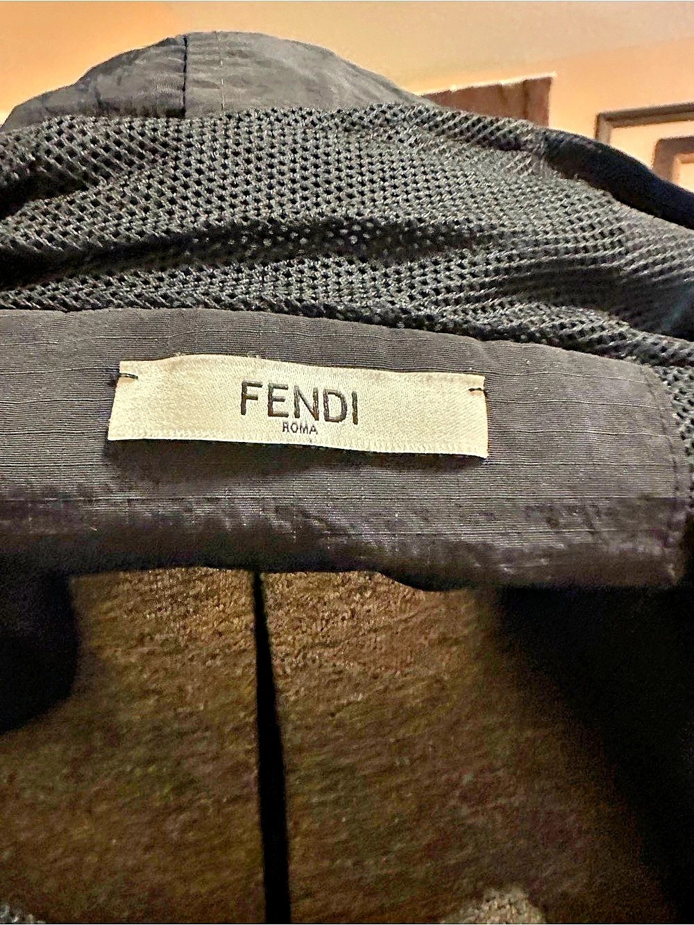 Fendi Black Hooded Utility Vest Size Large - Picture 4 of 5
